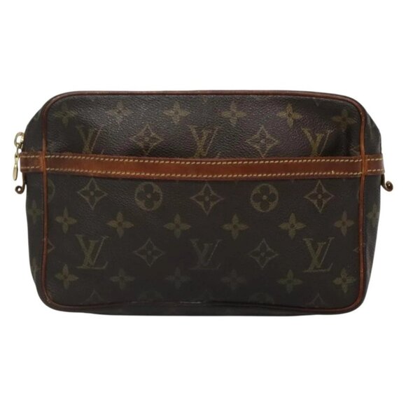LOUIS VUITTON Monogram Compiegne 23 Clutch Bag - Picture 1 of 16